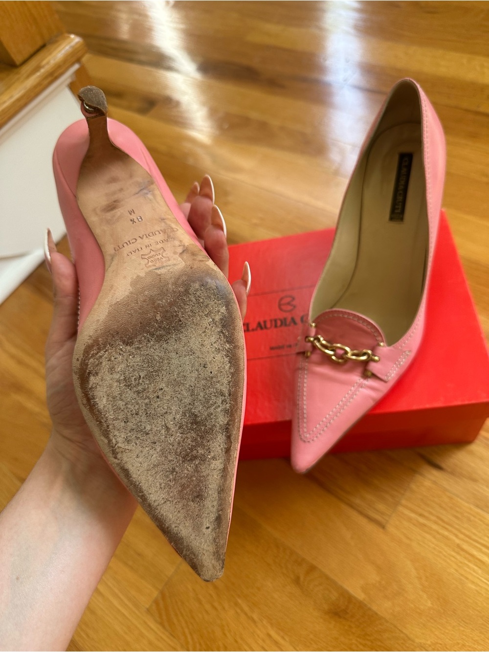 Claudia Ciuti Pink heels - Picture 3 of 7